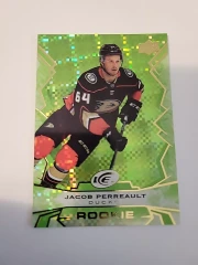 2022-23 UD ICE Jacob Perreault #110 Green Parallel Rookie RC